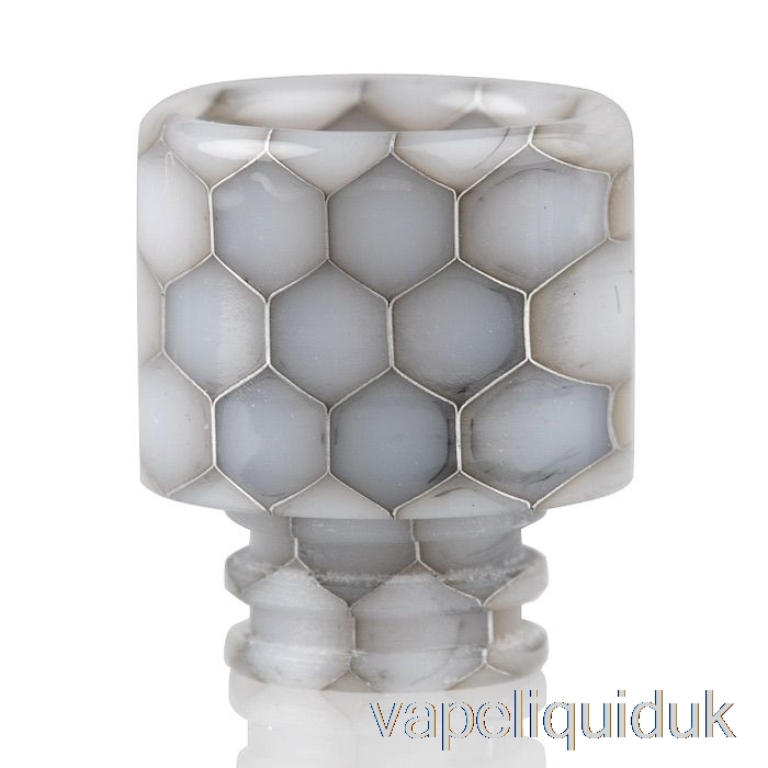 510 Snakeskin Resin Drip Tip White Vape Liquid